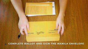 How to Complete a Mail-In Ballot