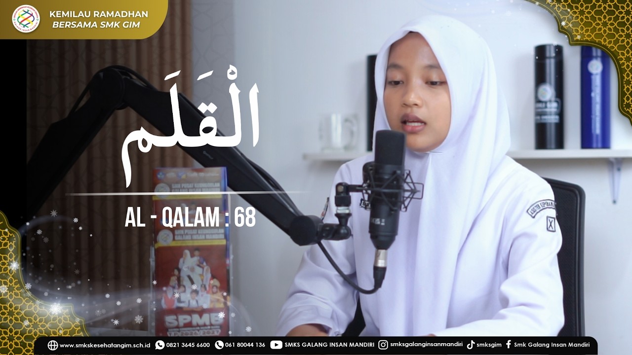 Tahfiz Surah Al - Qalam ayat 1-52 | 2 Ramadhan 1447H