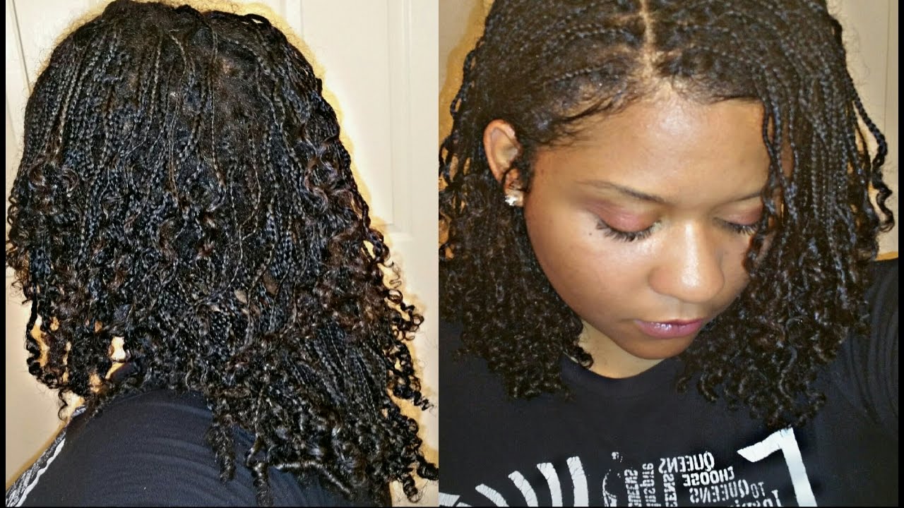 How I Maintain My Mini Braids Protective Style Daily Routine For