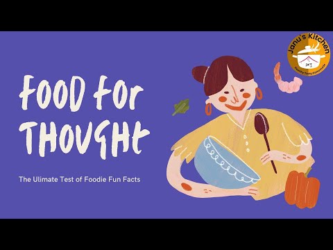 Food For thought Weekly Quiz Episode 1Foodie quiz game