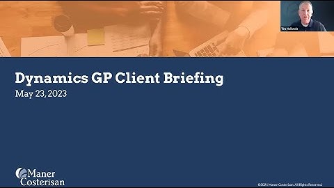 Microsoft Dynamics GP: Recent Updates and Cloud-Based Accounting