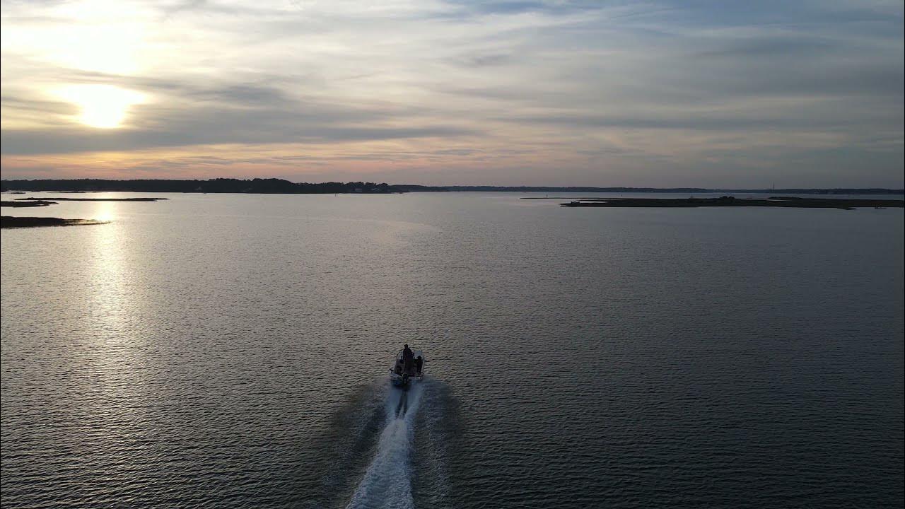 Poquoson Flats Carolina Skiff Sunset YouTube