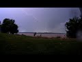 We fished through a storm!