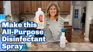 The Easiest Homemade All Purpose Cleaner/Disinfectant