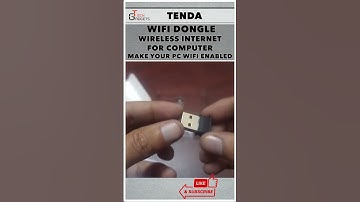 Make your PC WIFI enable | Tenda 150M, Wifi dongle, Wireless Internet For Computer #shorts #trending