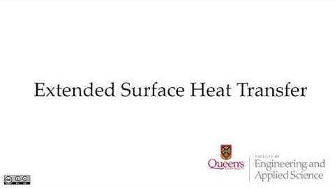 Extended Surface Heat Transfer