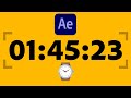 After Effects: Countdown/Countup Timer Tutorial ⏱ Hours, Minutes and Seconds