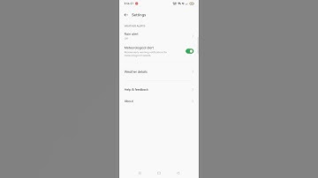 Hello Guys; I Got the Realme UI 3.0 Weather app, Please subscribe and like the video.