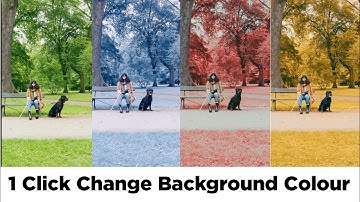 Change Video Background Colour Only 1 Click | How To Change Background Colour In Video