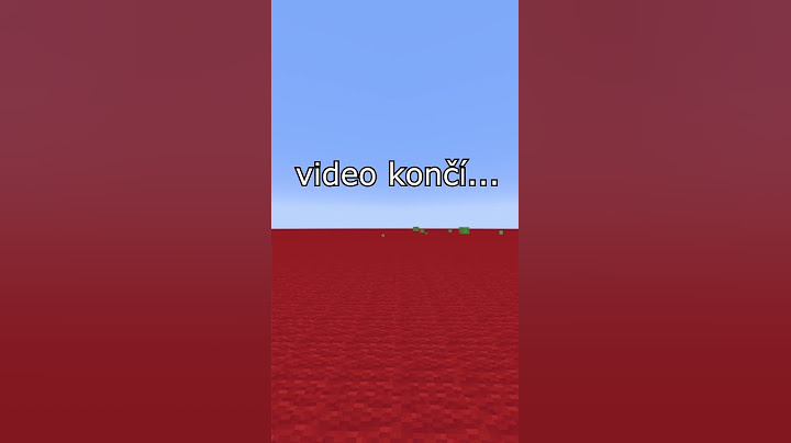 Minecraft, ale Když Uvidím ČERVENOU Video Končí...