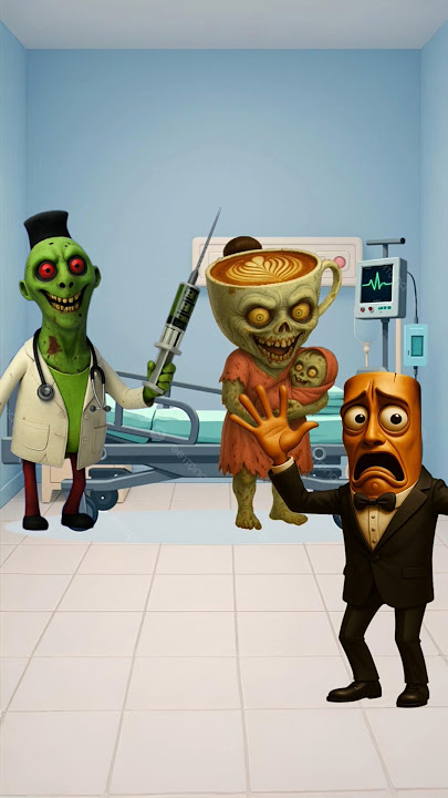 tung tung sahur dijebak dokter hamood zombie #shorts #upinipin