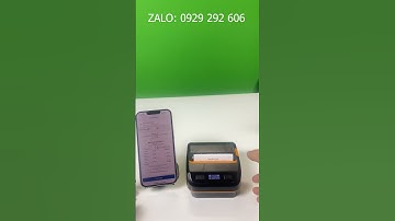 Máy in xuất hóa đơn điện tử từ máy tính tiền VNPT Invoice | Quản Pos