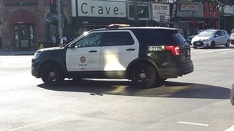 LAPD Van Nuys Unit Responding
