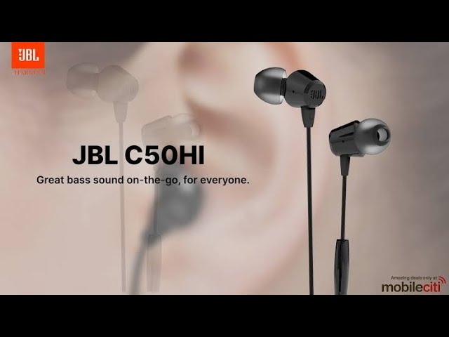Auriculares Jbl Harman C50 Hi In-ear Con Cable Plug Jack 3.5 - FEBO