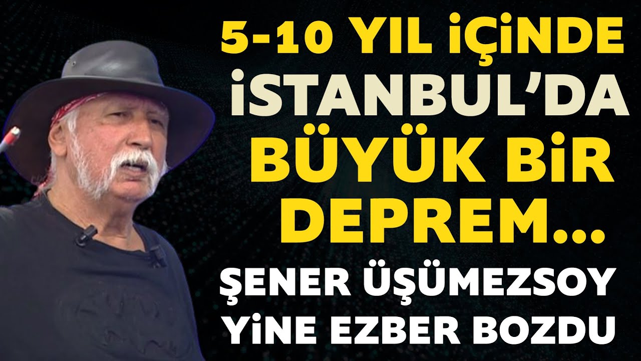 ⁣Şener Üşümezsoy'dan İstanbul yorumu! 5-10 yıl içinde büyük bir deprem....