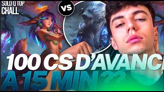 100 CS D'Avance a 15 min ??? - TOP - Lillia Vs Volibear