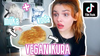 KURA z VODY A MÚKY?! 🤢😱 *TIKTOK RECEPT*