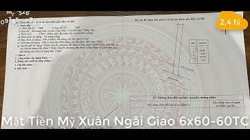 Bán Đất Mặt Tiền Mỹ Xuân Ngãi Giao Láng Lớn Châu Đức BRVT 6x60-60TC