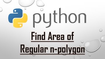 Find Area of Regular n-polygon in python