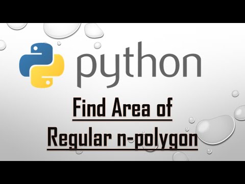 Find Area of Regular n-polygon in python