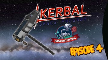 Putting a spacestation in kerbin orbit - KSP breaking grounds career episode 4