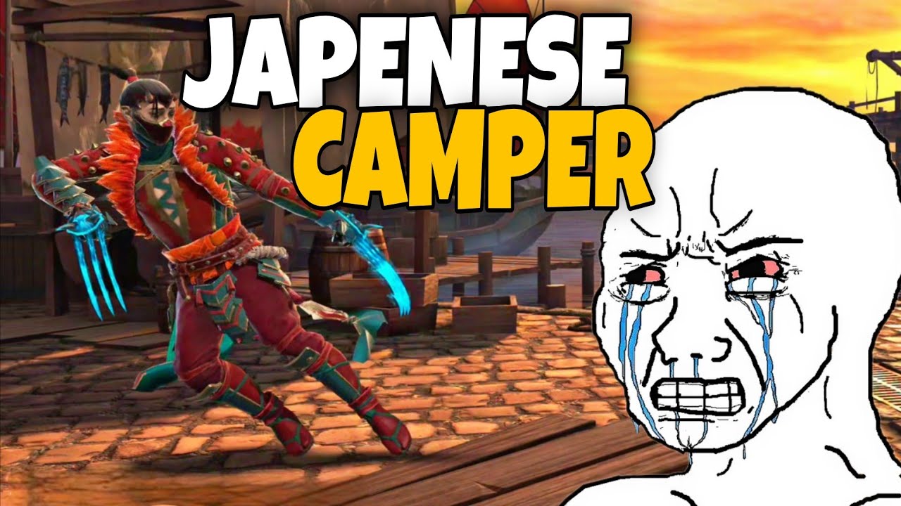 First Time Facing a JAPENESE CAMPER 😭 How He Plays? || Shadow Fight 4 Arena