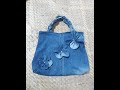 Bolsa feita com calça jeans