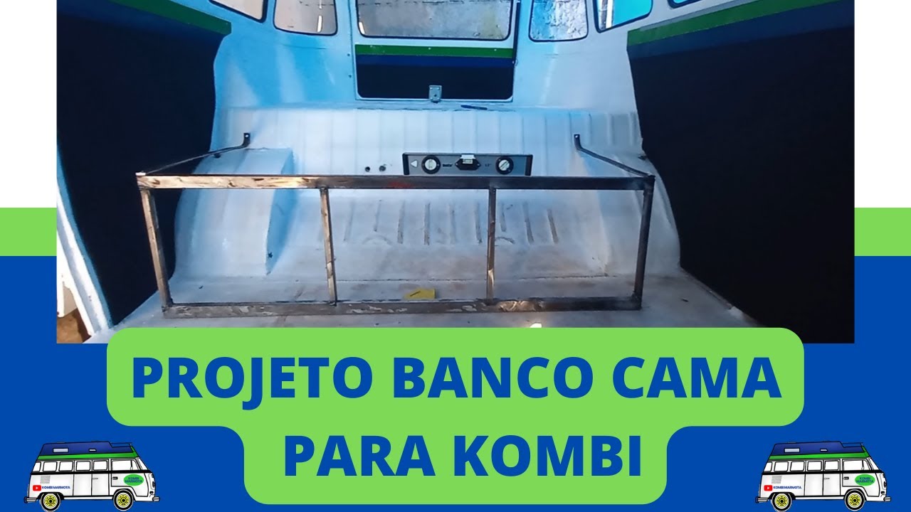 Projeto Banco Cama para Kombi Marmota