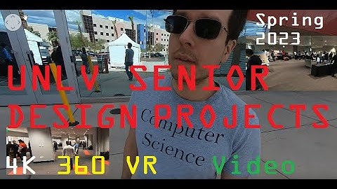 [4K] [360 VR Video] Walkthrough of the UNLV Senior Design Projects Spring 2023