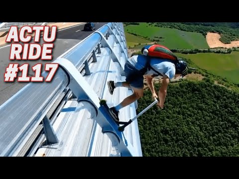 Il saute du Viaduc de Millau en trott' ! L'effondrement d'un glacier ! Énorme wipeout à Teahupoo !