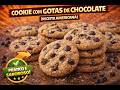 A MELHOR RECEITA DE COOKIE - MACIO, CHEIO DE CHOCOLATE E DELICIOSO - RECEITA AMERICANA