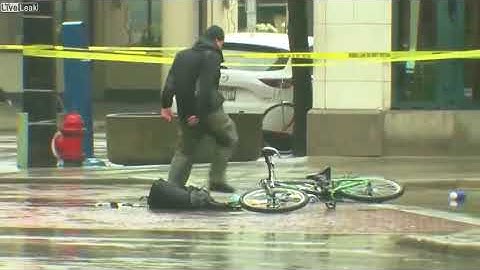 Cyclist Tired of Waiting for Bomb Squad