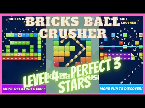 Bricks Ball Crusher - Level 4 - Perfect 3 Stars