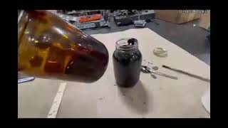 Liquefy asphalt bitumen paraffin back into oil, makes tank and lagoon cleaning easy