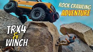Rc Crawler TRX4 Bronco CUSTOM Expedition Car With Winch in Rock Crawling Adventure screenshot 5