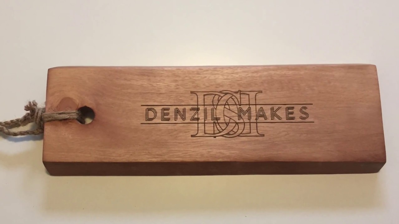 laser engraving a wooden cutting board youtube