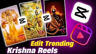 Edit Reels Instagram | Krishna Reels Editing | Trending Reels Editing In CapCut | Reels Tutorial screenshot 5