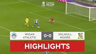 Stalemate at the DW Stadium | Wigan Athletic 0-0 Solihull Moors | Emirates FA Cup 2021-22