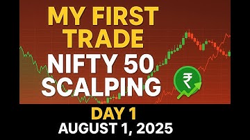 | NIFTY 50 SCALPING WITH 1 LOT | DAY 1/100 |Aug 1, 2025 |
