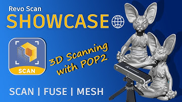 Scan | Fuse | Mesh | CAT Sculpture  - Revopoint POP2 Showcase