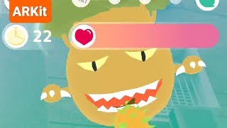 AiR Monster Gameplay - Kid-friendly ARKit Shooter iOS game screenshot 3