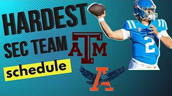 Top 7 hardest SEC Football Schedule 2024 thumbnail