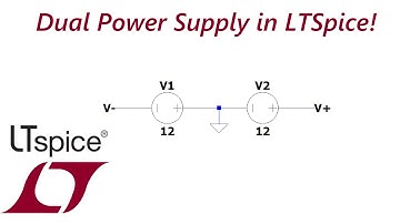 LTspice: How To Make A Dual Power Supply!
