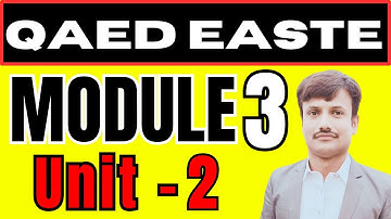 Module 3 Unit 2 All Quiz Solution | QAED Module 3 Unit 2 Answers | QAED EaSTE Training