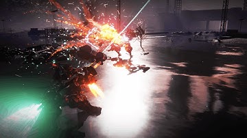 Armored Core 6 - Tester AC, Dafeng Student Pilot fight - MAX Settings 2K