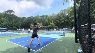 Men’s 4.5+ Pickleball Tournament Game 3 of Pool Play