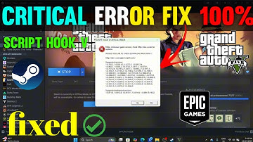 Script Hook V Critical Error Problem Solved ✅ GTA 5 New Update 2025 Crash Fix 100 % working mods
