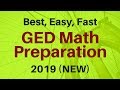 GED Math Test Preparation 2019 - Sample GED Math Questions with Solutions