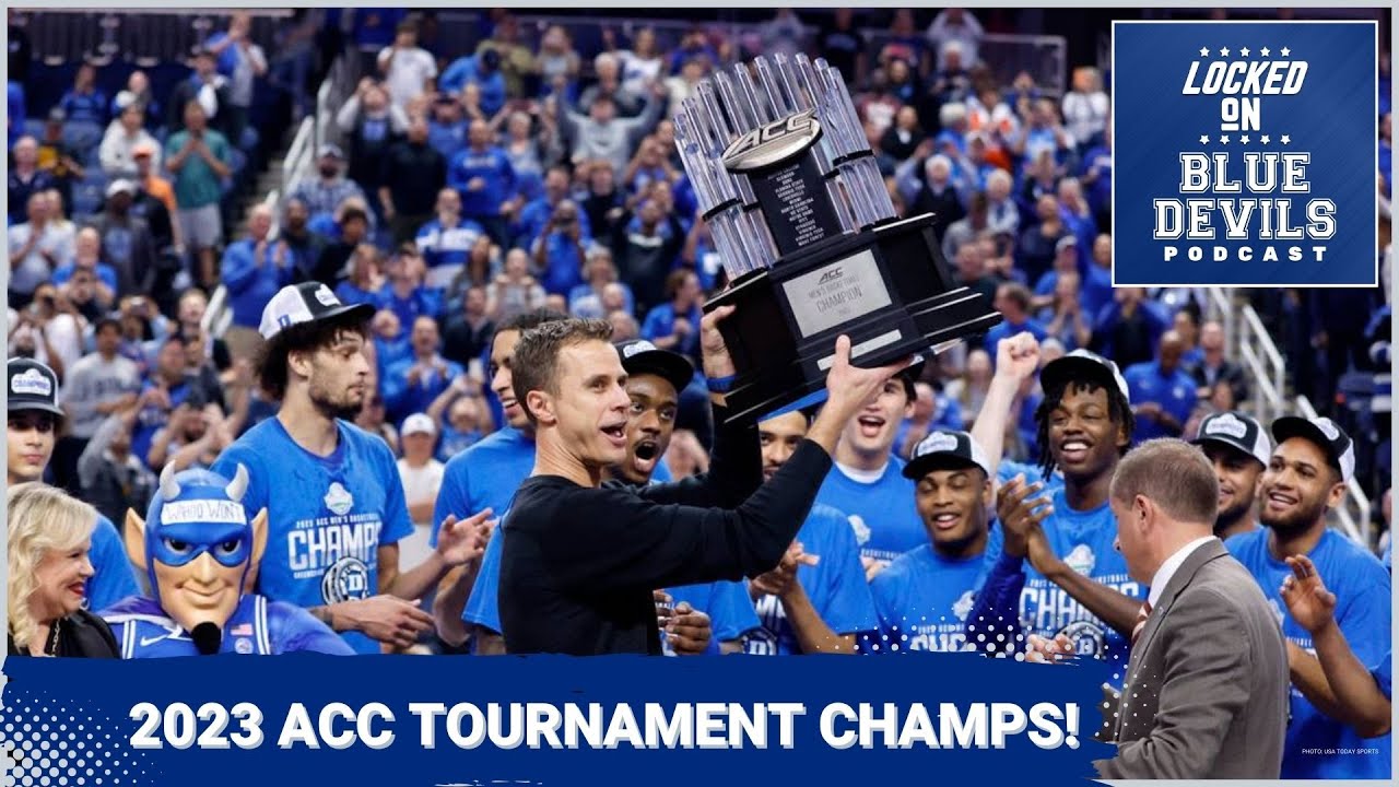 Go Duke Go 2023 Acc Men's Basketball Tournament Champions Duke