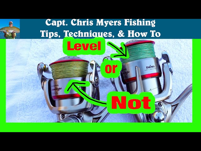 How to Spool Braided Line on Spinning Reel: Keeping it Level 